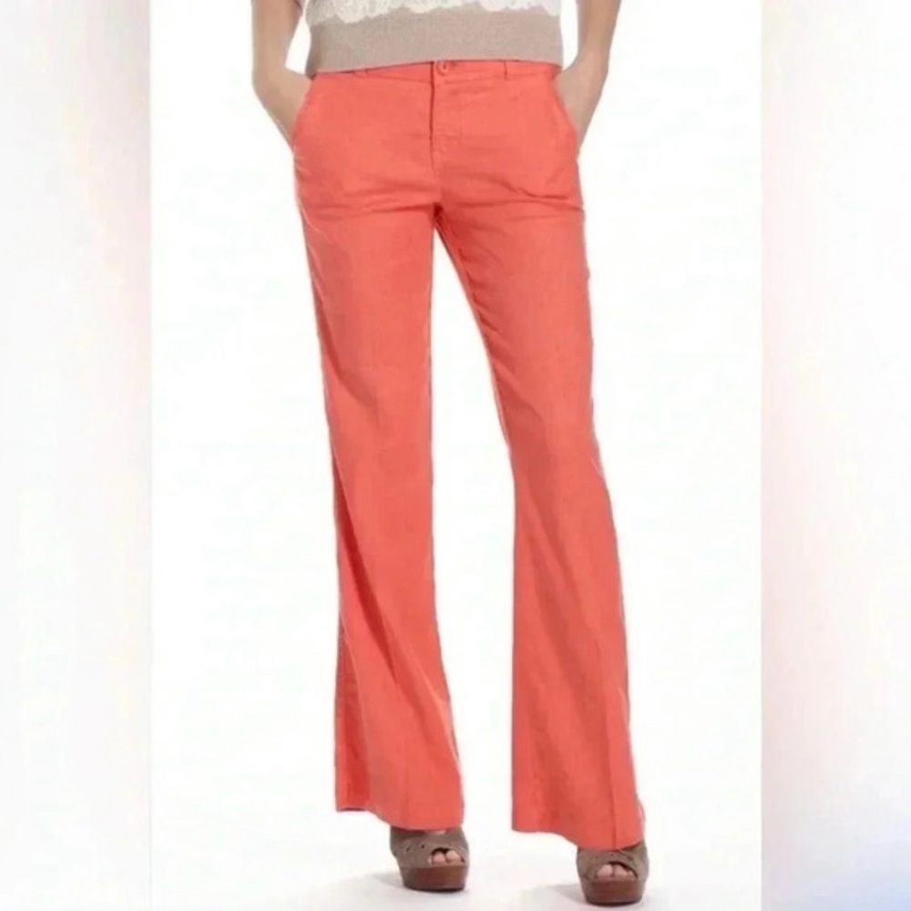 Level 99 Newport Wide Leg Pants Orange Size 26